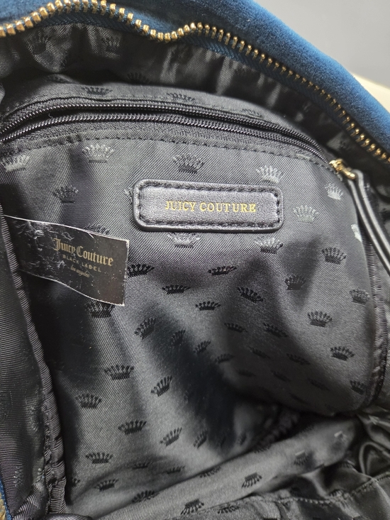 Juicy Couture Teal Velvet Mini Backpack main image 7